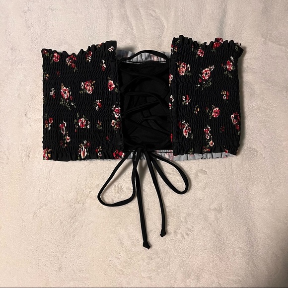 Corset Style Top/Swim Top - Picture 2 of 3